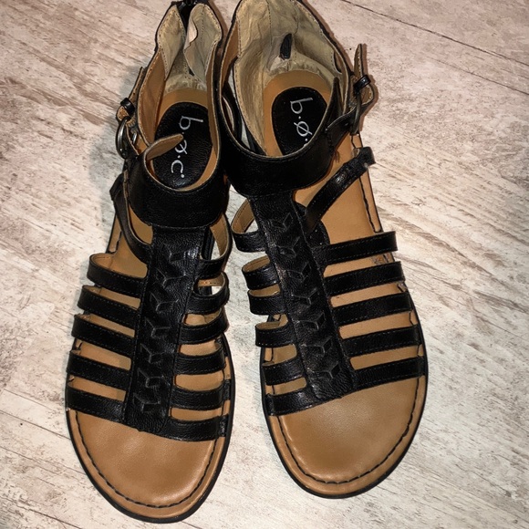 BOC Black and Tan Women's Sandals - Picture 7 of 7